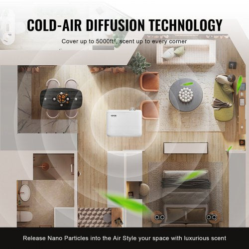 Scent Air Machine 850ml Bluetooth Smart Essential Oil Diffuser 5000sqft