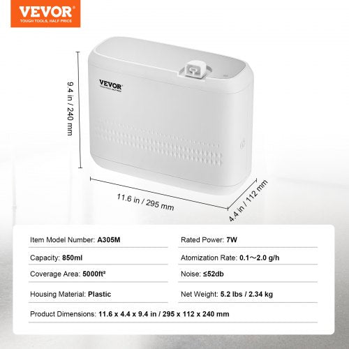 Scent Air Machine 850ml Bluetooth Smart Essential Oil Diffuser 5000sqft