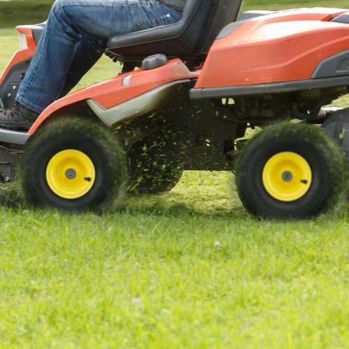 Lawn Mower Tires with Rim 15x66 Tubeless Tractor Tires 2Pack Tire and Wheel