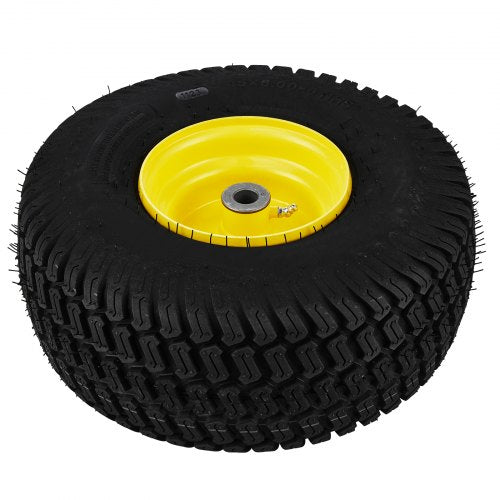Lawn Mower Tires with Rim 15x66 Tubeless Tractor Tires 2Pack Tire and Wheel