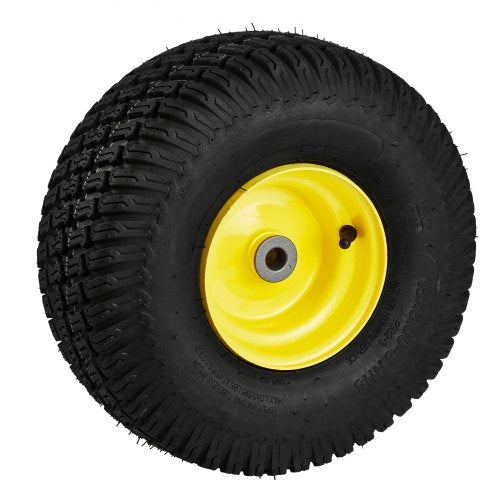Lawn Mower Tires with Rim 15x66 Tubeless Tractor Tires 2Pack Tire and Wheel