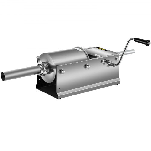 Horizontal Sausage Stuffer 3L 7Lbs Manual Sausage Maker With 5 Filling