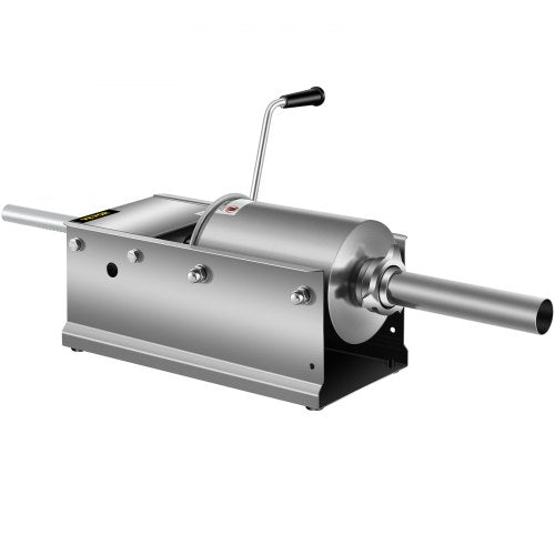 Horizontal Sausage Stuffer 3L 7Lbs Manual Sausage Maker With 5 Filling