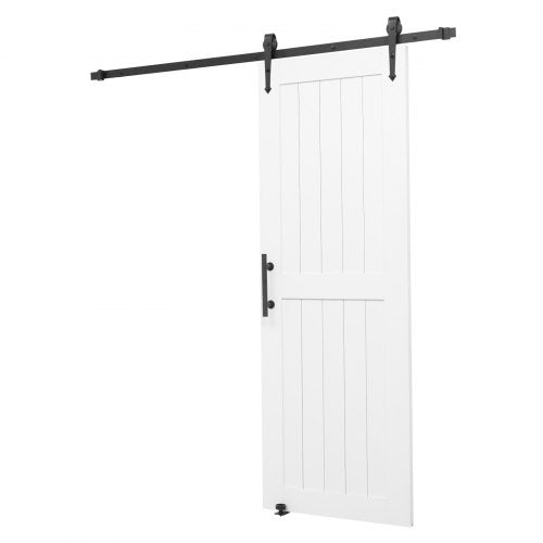 Sliding Barn Door 36 X 84 Inch Highstrength Mdf Panel With Hardware Kit