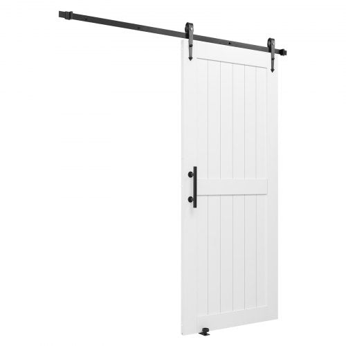 Sliding Barn Door 36 X 84 Inch Highstrength Mdf Panel With Hardware Kit