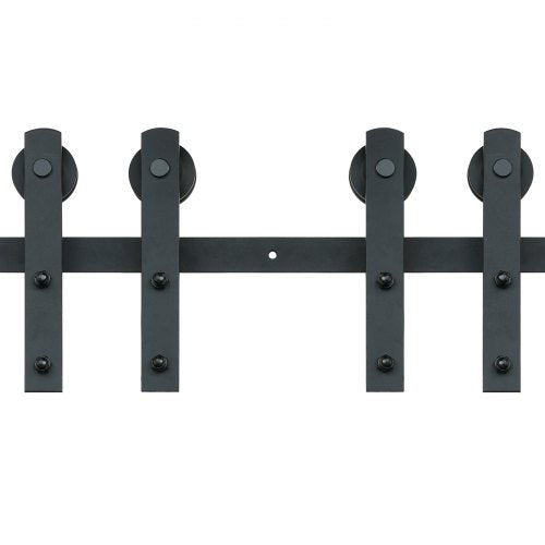 8FT Sliding Barn Door Hardware Kit 330LBS Heavy Duty Barn Door Track Kit