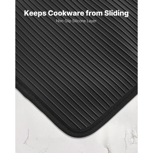 Pot Holders Heat Resistant To 500F With Ribbed Soft Antislip Silicone Strips