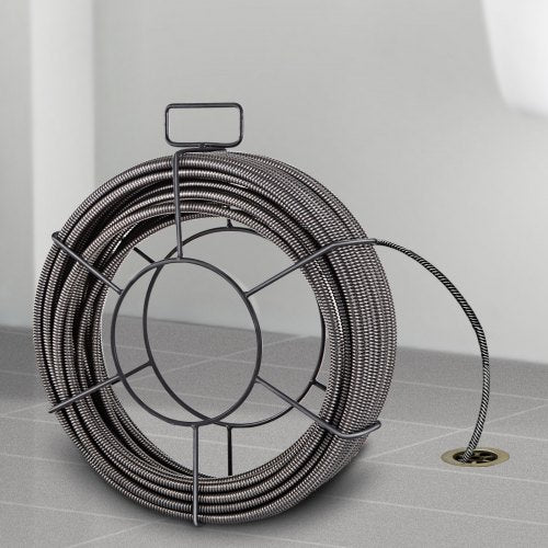 Drain Cleaning Cable 50 Feet x 38 Inch Solid Core Cable Sewer Cable Drain