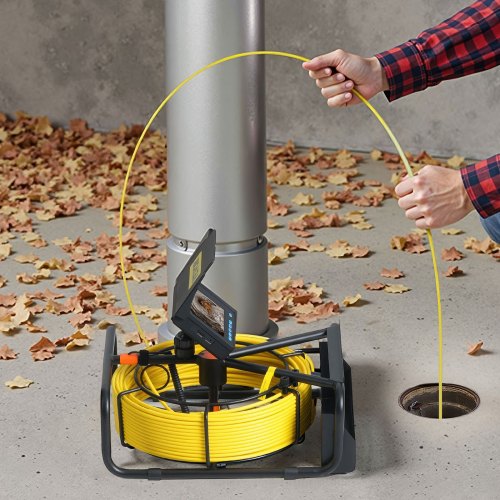 Sewer Camera 164Ft50M 43 Pipe Drain Inspection With Dvr Function Snake Cable