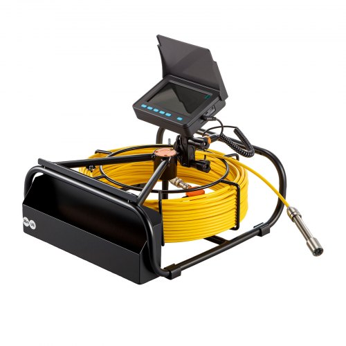 Sewer Camera 164Ft50M 43 Pipe Drain Inspection With Dvr Function Snake Cable