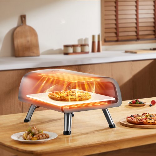 Electric Pizza Oven Countertop Pizza Maker for 12 Pizza Indoor Outdoor –