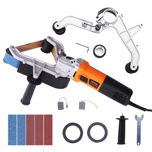 Pipe Tube Polisher Sander 1000W Pipe Belt Sander with 6 Variable Speeds