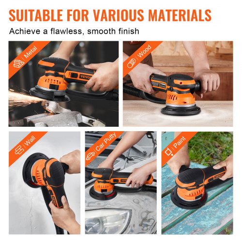 Random Orbital Sander 6Inch DA GA Dual Action Orbital Sander 850W