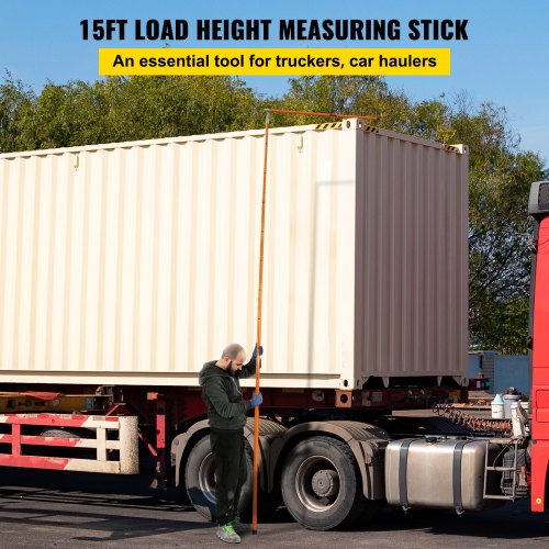 Load Height Measuring Stick 15 Sturdy Fiberglass Truck Height Stick