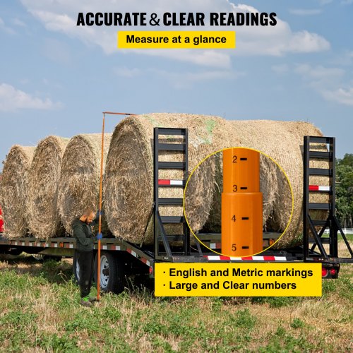Load Height Measuring Stick 15 Sturdy Fiberglass Truck Height Stick