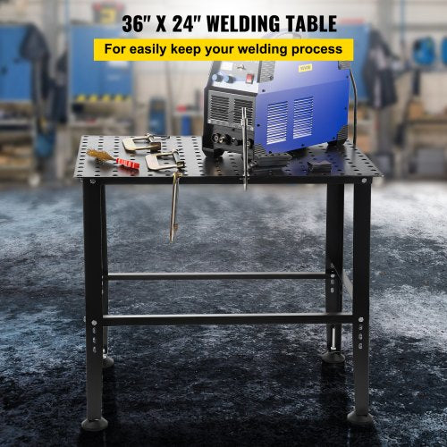 Welding Table 36 x 24 800LBS Capacity Welding Workbench Table HeavyDuty