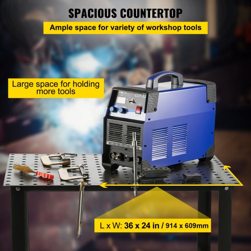 Welding Table 36 x 24 800LBS Capacity Welding Workbench Table HeavyDuty