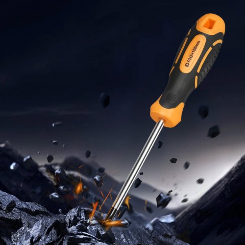 Screwdriver Set 12Piece Hand Tools With Magnetic Tips Includes 5 Phillips And