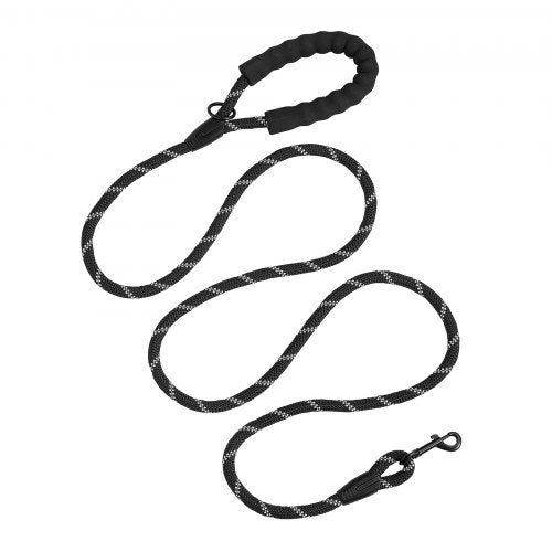 Rope Dog Leash 6ft Heavy Duty Dog Leash with Comfortable Padded Handle