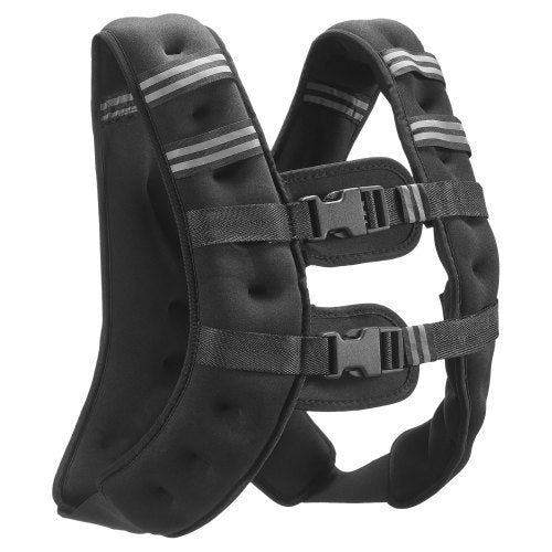 Weighted Vest 16 lbs Weight Vest with Reflective Stripe Adjustable Buckle