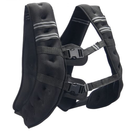 Weighted Vest 30 lbs Weight Vest with Reflective Stripe Adjustable Buckle