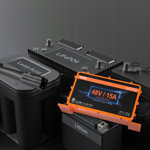 48 Volt Golf Cart Battery Charger 15 AMP Smart Battery Charger with G29