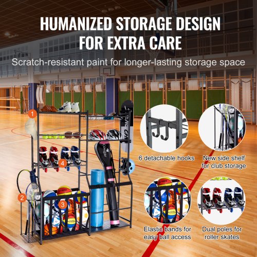 Golf Storage Garage Organizer 2 Golf Bag Storage Stand Holder and Other