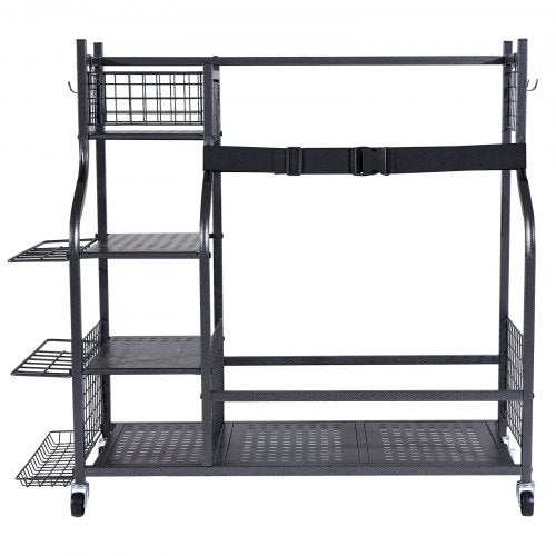 Golf Storage Garage Organizer 2 Golf Bag Stand Holder and Other Sports