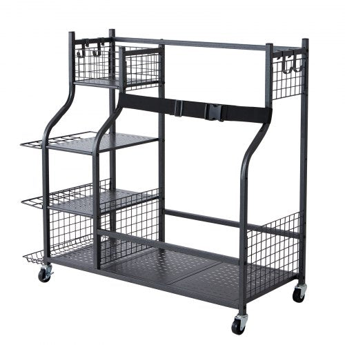 Golf Storage Garage Organizer 2 Golf Bag Stand Holder and Other Sports