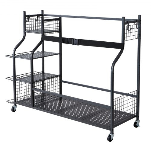 Golf Storage Garage Organizer 3 Golf Bag Stand Holder and Other Sports