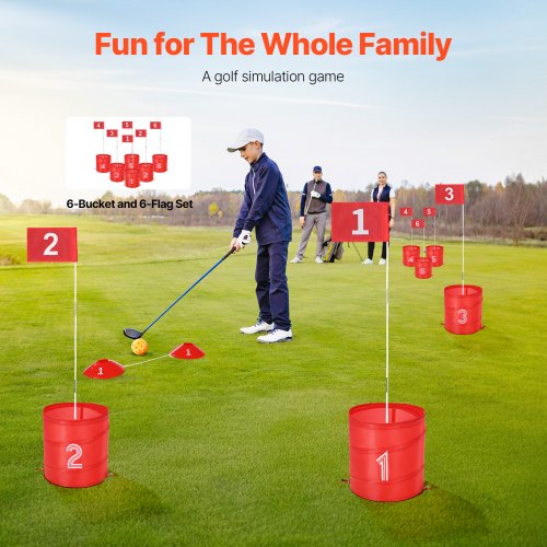 Backyard Golf Game 6 Hole Golf Course Golf Game Practice Games Golf