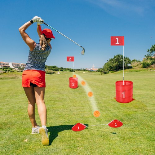 Backyard Golf Game 6 Hole Golf Course Golf Game Practice Games Golf