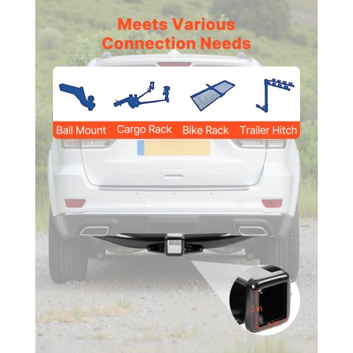 Class 3 Trailer Hitch 2Inch Receiver Compatible with 20112021 Jeep Grand