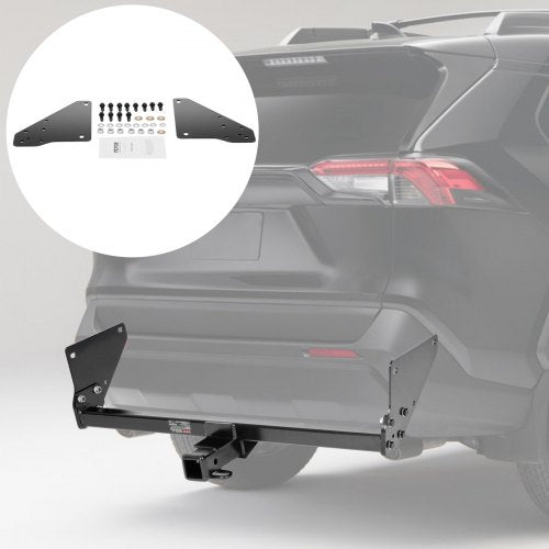 Class 3 Trailer Hitch 2Inch Receiver 6000 Lbs Q345B Steel Tube Frame