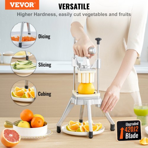 Commercial Vegetable Fruit Chopper Stainless Steel French Fry Cutter with 4