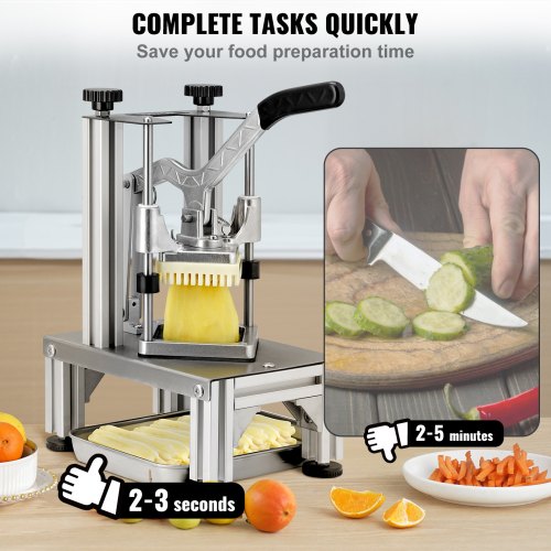 Commercial French Fry Cutter with 4 Replacement Blades 14 38 Blade