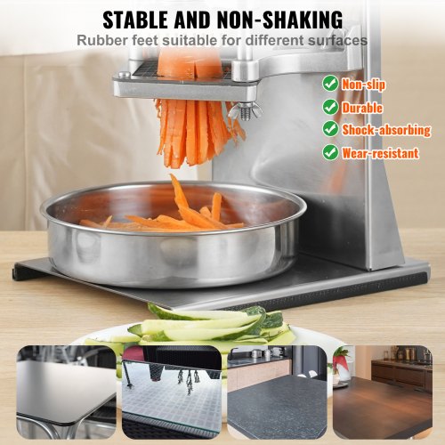 Commercial French Fry Cutter with 4 Replacement Blades 14 and 38 Blade