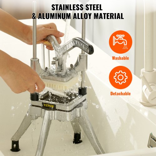 Commercial Chopper with 4 Replacement Blades Commercial Vegetable Chopper