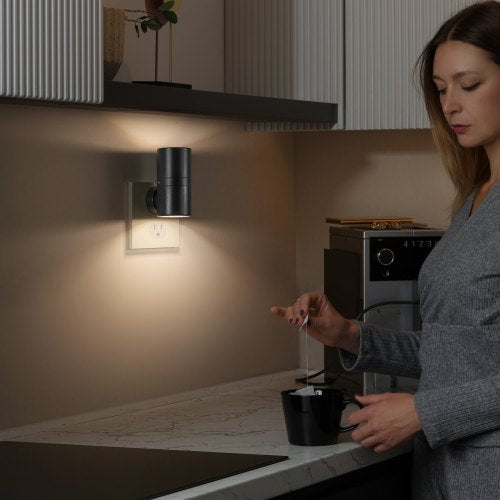 LED Night Lights 060LM Adjustable Brightness Modern Night Lights Plug