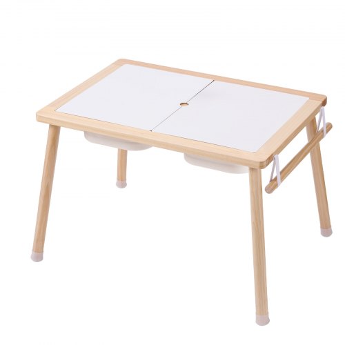 Sensory Table for Toddlers Kids Activity Table with 3 Foldable Storage Bins
