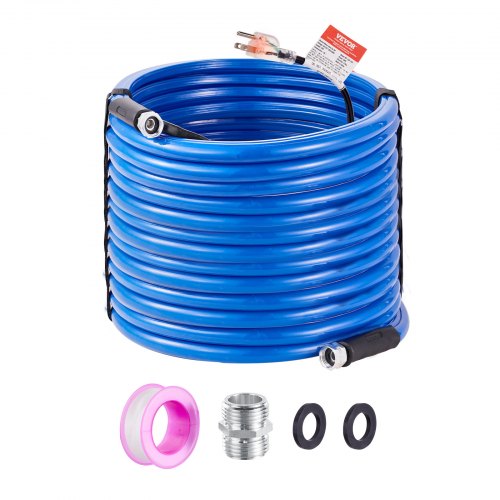 100ft Heated Water Hose for RV Heated Drinking Water Hose Antifreeze to 45°F