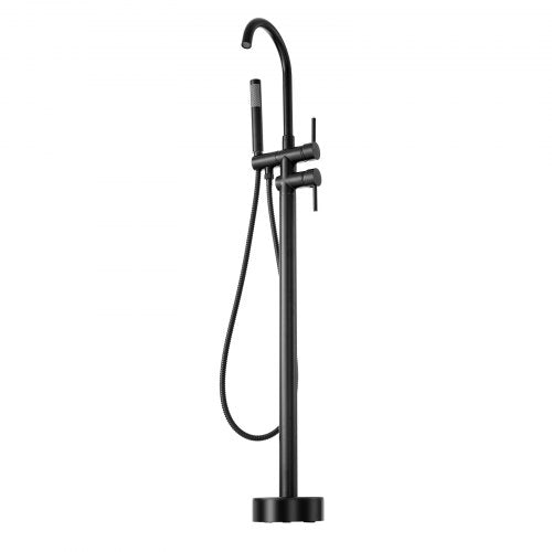 Freestanding Bathtub Faucet Floor Mount Freestanding Tub Filler Shower