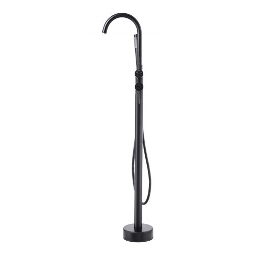 Freestanding Bathtub Faucet Floor Mount Freestanding Tub Filler Shower