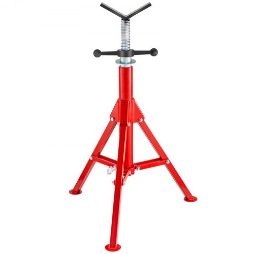 V Head Pipe Stand Adjustable Height 2852 Inch Pipe Jack Stands 2500 LB