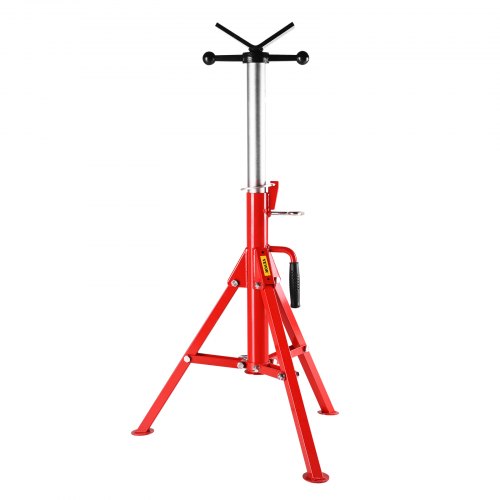 V Head Pipe Stand Adjustable Height 2852 Inch Pipe Jack Stands 2500 LB