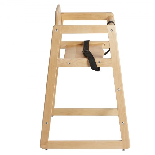 Wooden High Chair for Babies Toddlers Double Solid Wood Feeding Chair