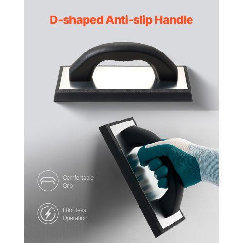 Grout Float Professional Rubber Tile Grout Tool with Antislip Handle