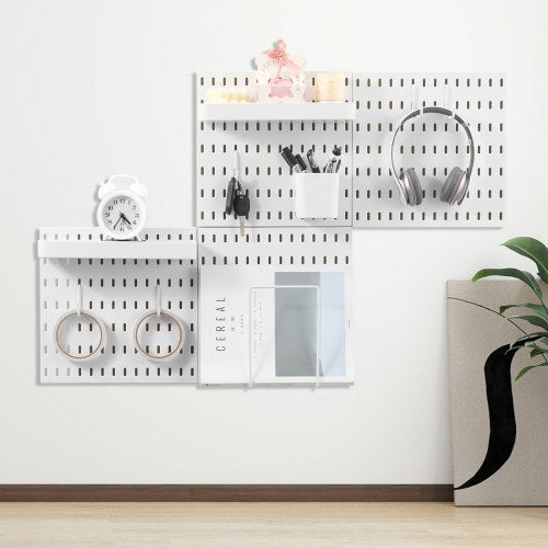Pegboard Combination Kit 11 x 11 Plastic Pegboard 4 Panels Peg Board