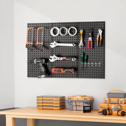 Metal Pegboard Panels 24 x 12 Pegboard 3 Panels Heavy Duty Steel Peg