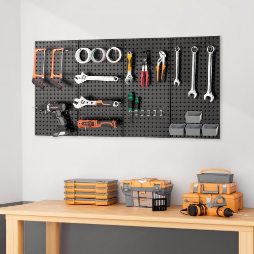 Metal Pegboard Panels 24 x 12 Pegboard 4 Panels Heavy Duty Peg Board